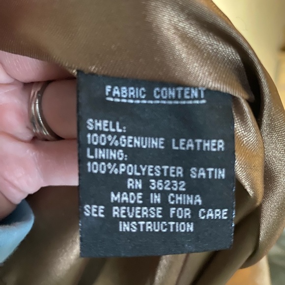 Vintage Gallery Brand Leather Jacket - Picture 5 of 6